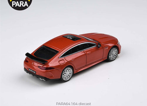 Load image into Gallery viewer, PARA64 1/64 2018 Mercedes-AMG GT 63 S - Copper Orange (RHD) Model Car

