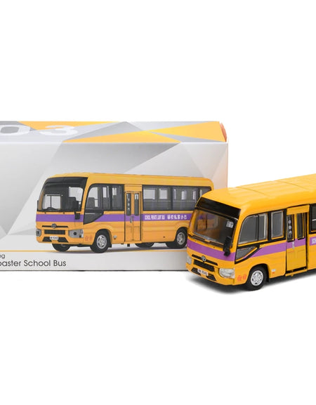 Tiny City Die-cast Model Car 1/76 - Toyota Coaster (B70) School Bus (19-seats)