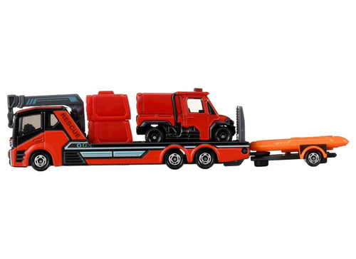 Load image into Gallery viewer, Takara Tomy Tomica No.132 Morita Small Off-Road Fire Truck Red Ladybug Transport
