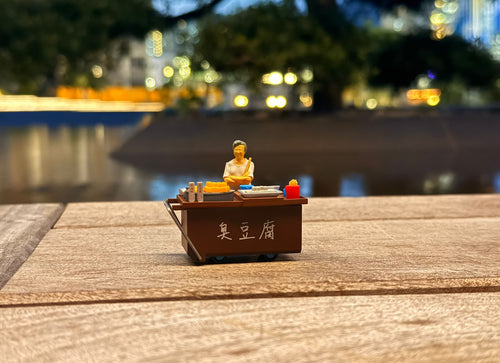 Load image into Gallery viewer, TINY Hong Kong City 1/35 #11 Stinky Tofu Cartful Diecast paint Figure
