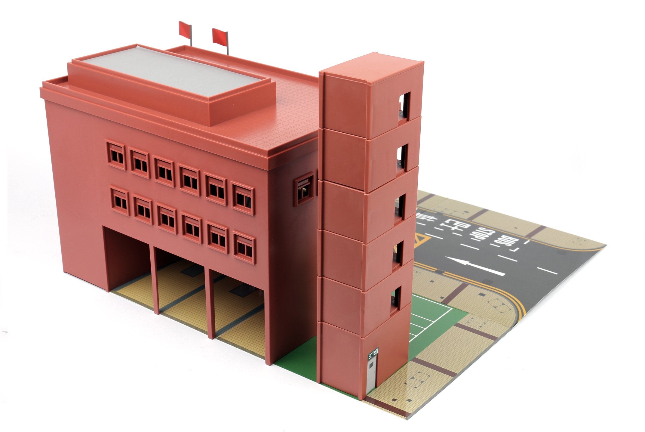 TINY City Hong Kong HK #PS1 Fire Station (Ma Tau Wai) Diorama Playset Model