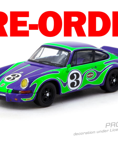 (Pre-order) Tarmac Works 1:64 Porsche 911 2.8 RSR  Psychodelic Diecast Model Car