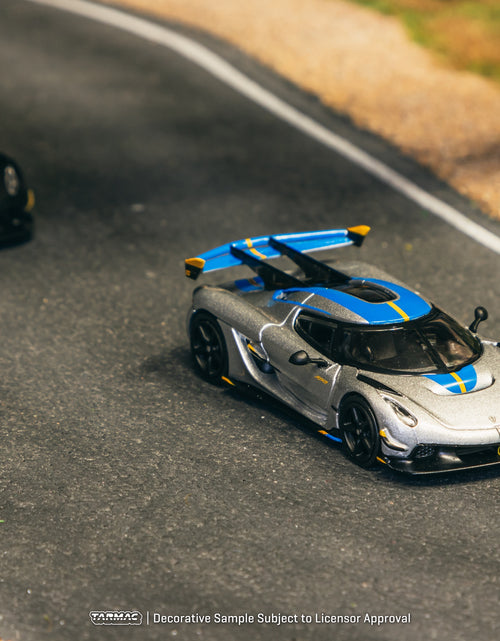 Load image into Gallery viewer, Tarmac Works 1/64 Koenigsegg Jesko Attack Silver Diecast Model Car
