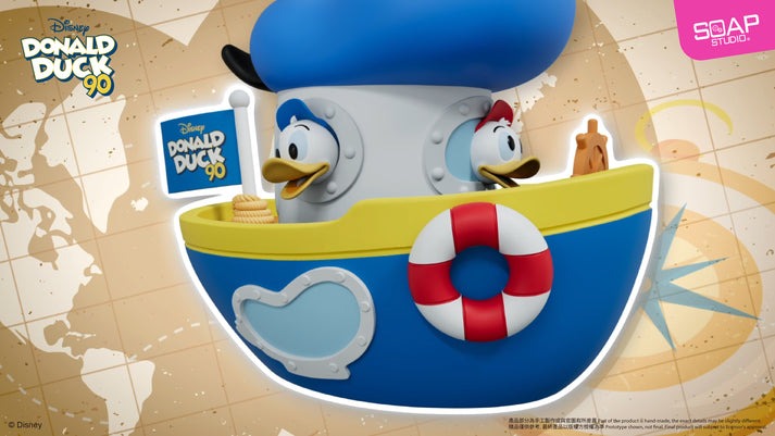 Soap Studio x Disney Donald Duck's Boat Stackable Ornaments 90 Figure