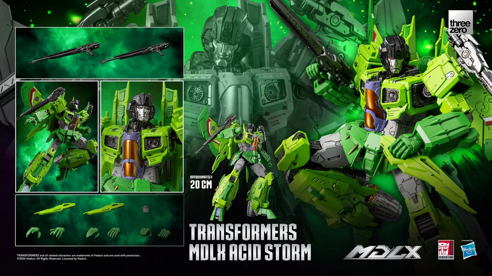 Threezero Transformers MDLX Acid Storm Action Figure