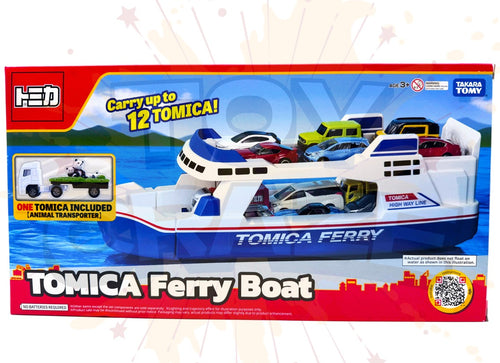 Load image into Gallery viewer, Takara Tomy Tomica World Ferry Boat Ship Vehicles Transport with 1 car
