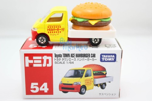 Load image into Gallery viewer, NEW Takara Tomica Tomy #54 Toyota TOWN ACE Hamberger 1/64 Diecast Toy Car Japan
