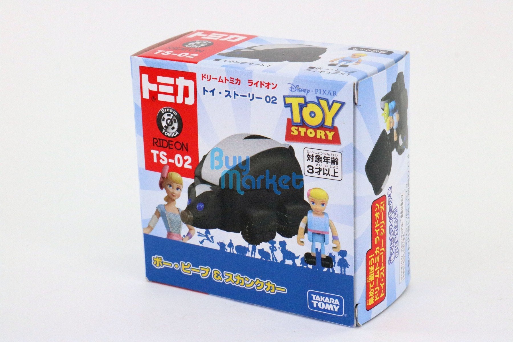Takara Tomy Tomica Disney Dream Ride On Toy Story 4 TS-02 Bo Peep & Skunk Car