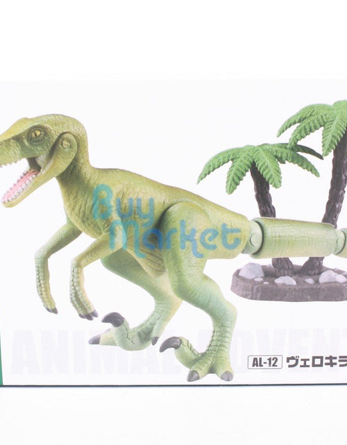 Load image into Gallery viewer, Takara Tomy ANIA Animal Action Figure AL-12 Dinosaurs Velociraptor with tree

