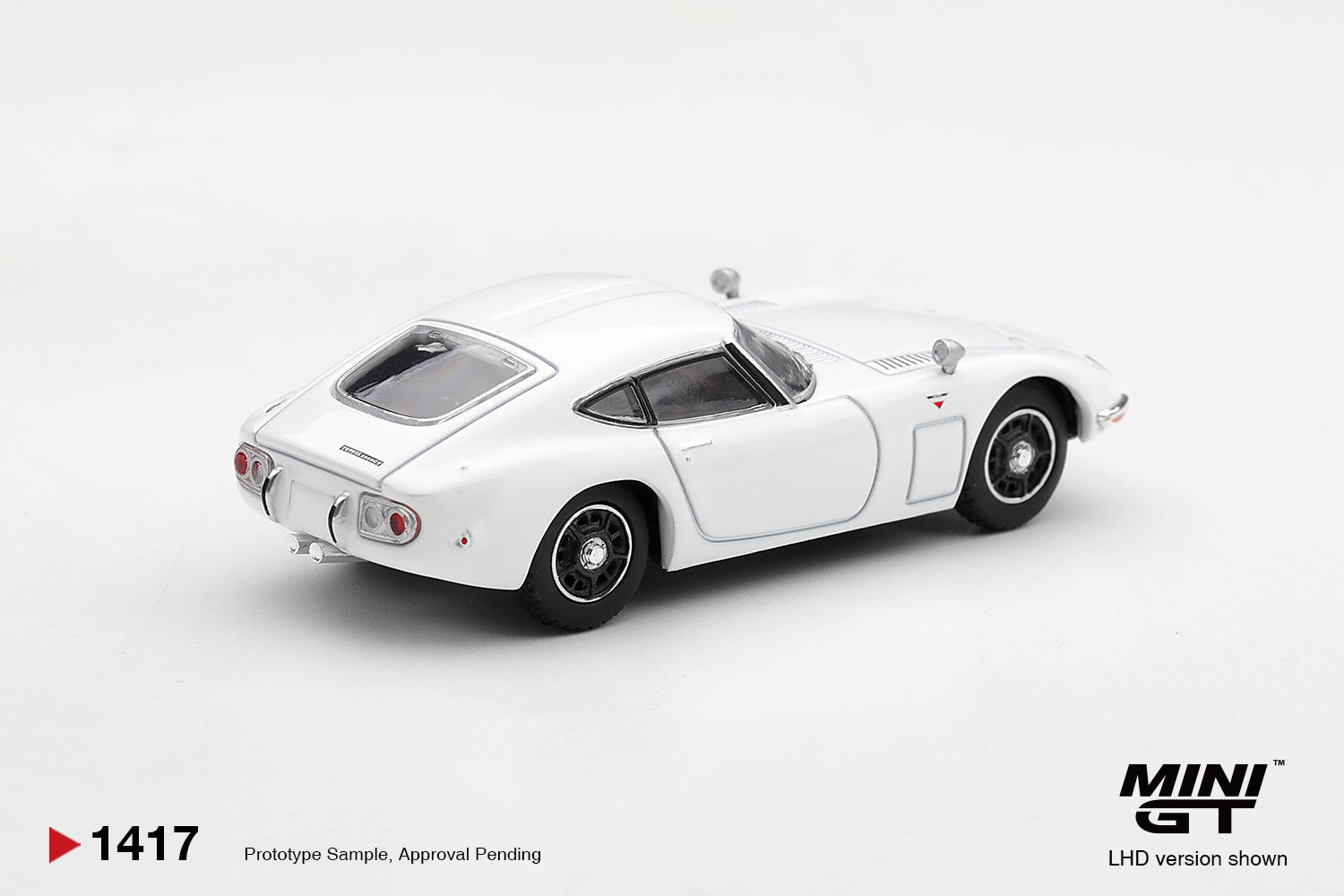 (Pre-order) Mini GT #1417 Toyota 2000GT  Pegasus White RHD Diecast Model Car