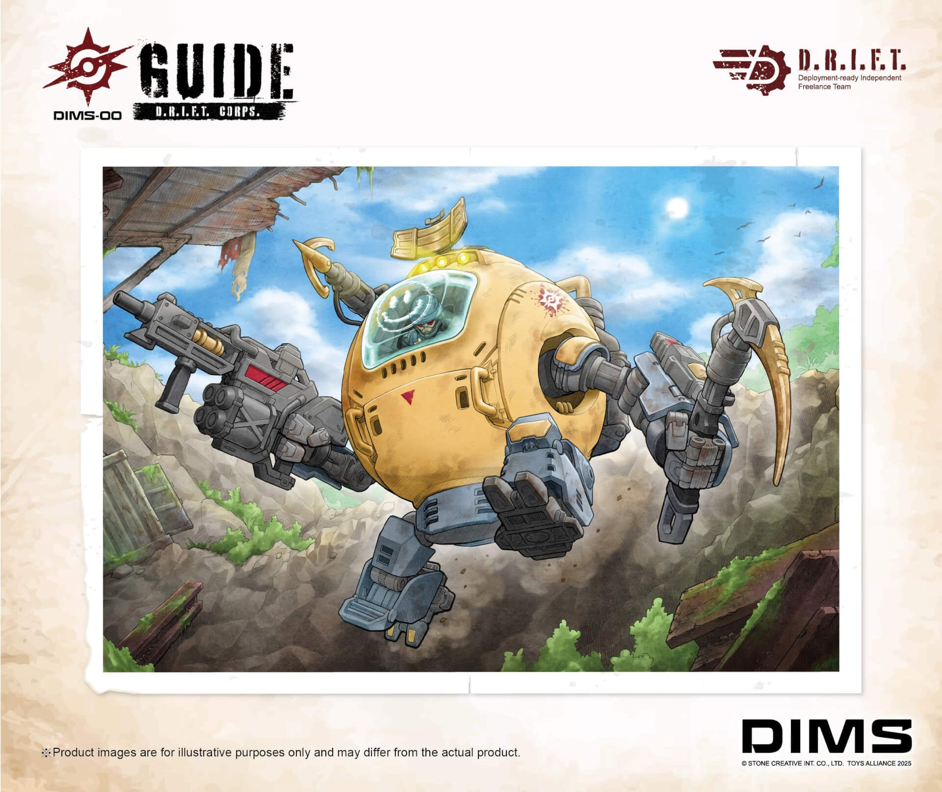 Toys Alliances DIMS-00 1/18 D.R.I.F.T. GUIDE Action Figure Set