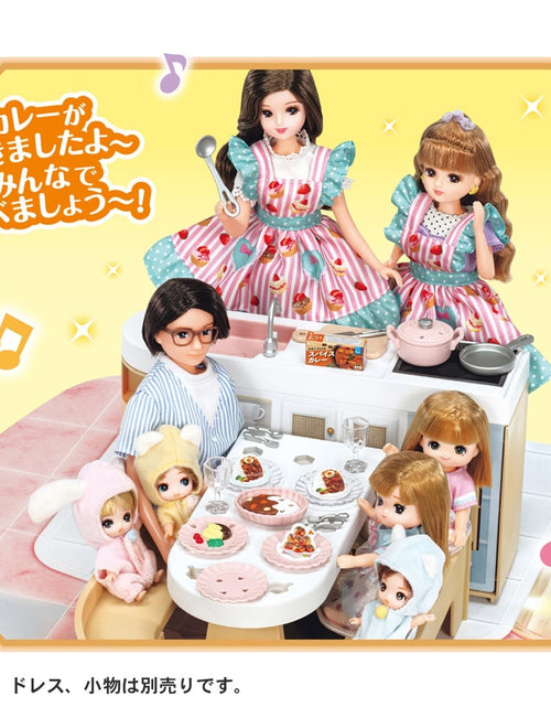 Load image into Gallery viewer, Takara Tomy Licca-Chan Talking Auto-Lock Two-story Grand Maison First limited ed
