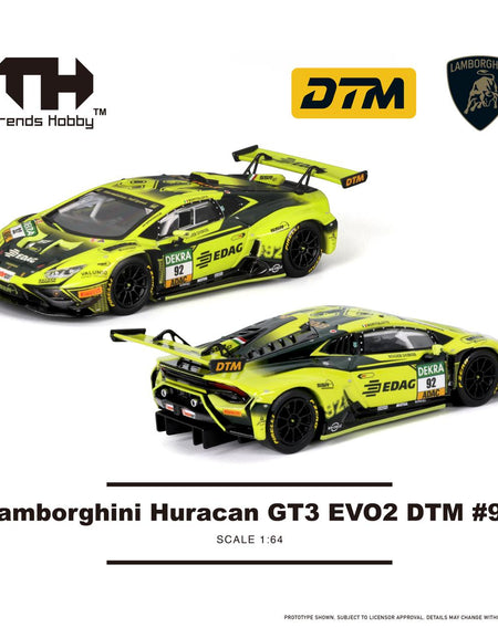 (Pre-order) Trends Hobby Diecast 1/64 Lamborghini Huracan GT3 EVO2 DTM #92