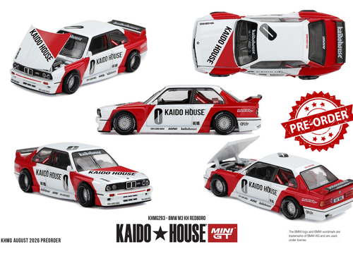 Load image into Gallery viewer, (Pre-order) Mini GT x Kaido House #293 BMW M3 KH REDBORO 1989 Diecast Model Car
