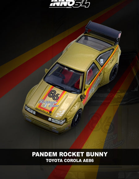 INNO64 1/64 PANDEM ROCKET BUNNY AE86 Levin Diecast Model Car