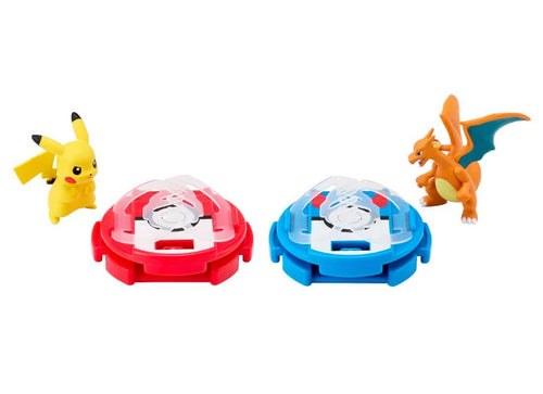 Load image into Gallery viewer, Takara Tomy Moncolle Battle Set Pikachu VS Charmeleon Battle Game Figures
