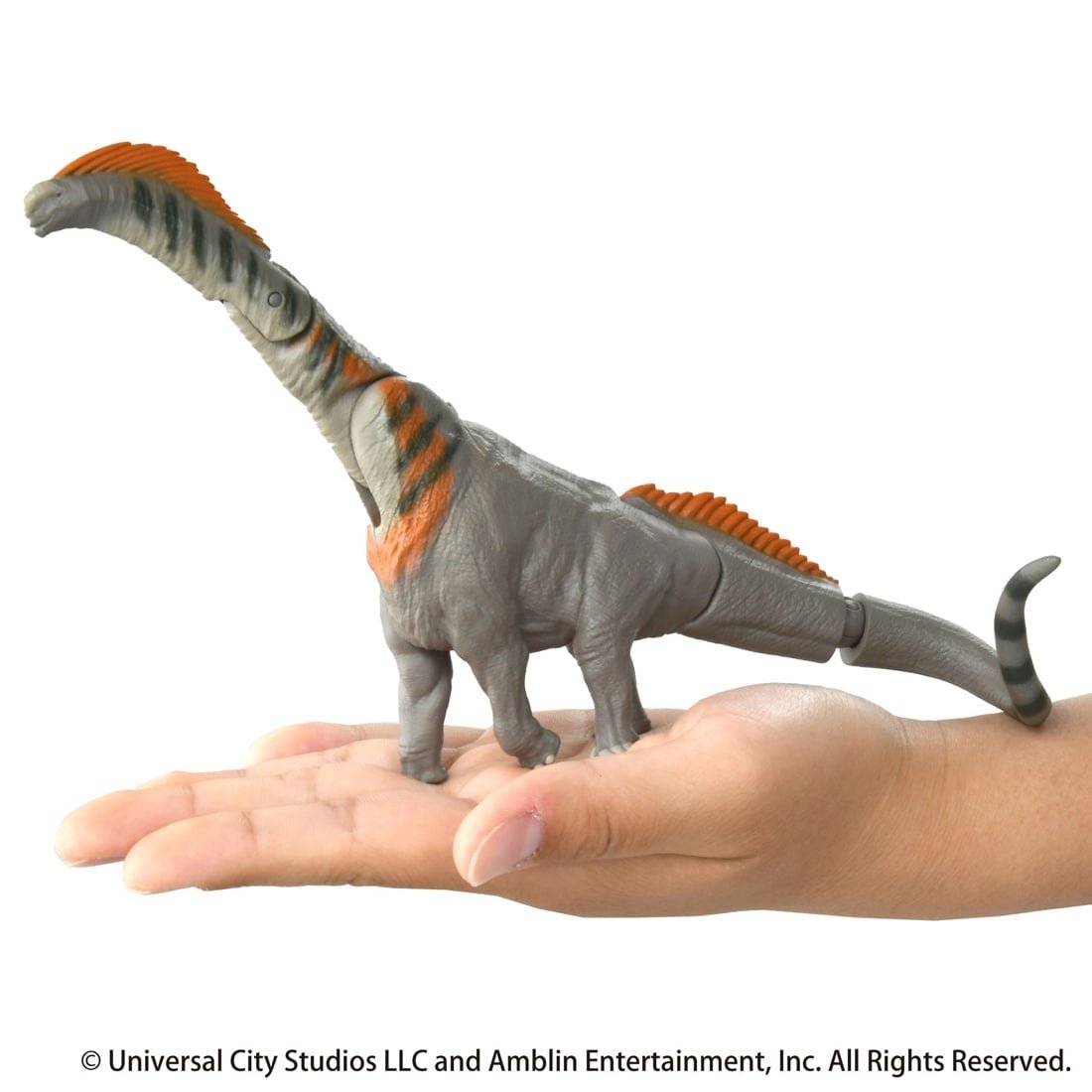 Takara Tomy Ania Jurassic World Titanosaurus Dinosaur Figure with Battle Card