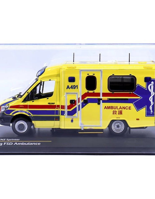 Load image into Gallery viewer, Tiny City Hobby 1/43 MERCEDES-BENZ Sprinter FL HKFSD Ambulance (A491) Model Car
