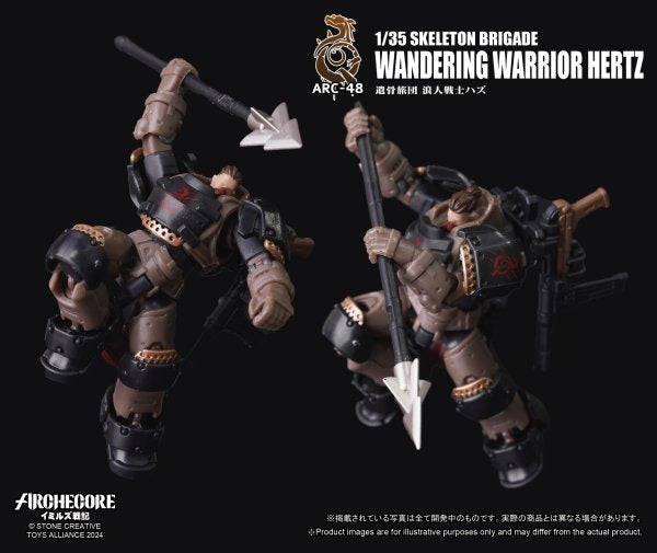 ARCHECORE ARC-48 Skeleton Brigade Wandering Warrior Hertz Action Figure Set