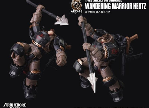 Load image into Gallery viewer, ARCHECORE ARC-48 Skeleton Brigade Wandering Warrior Hertz Action Figure Set

