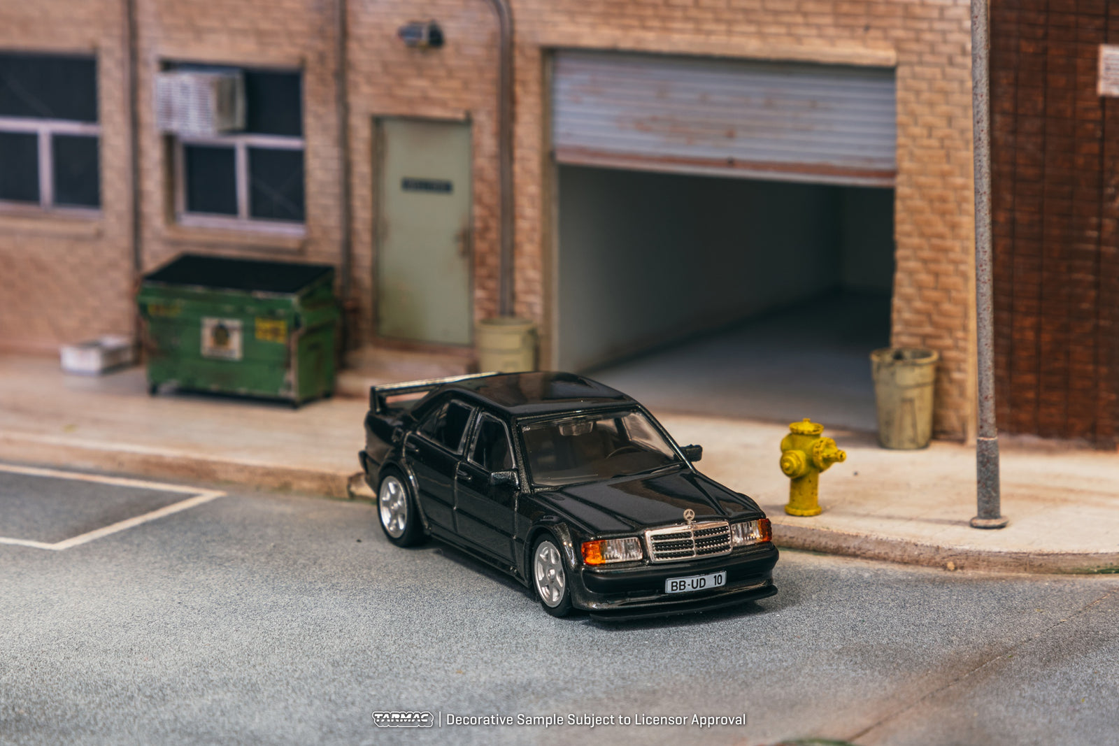 Tarmac Works 1/64 Mercedes-Benz 190 E 2.5-16 EVO 1 BlueBlack metallic