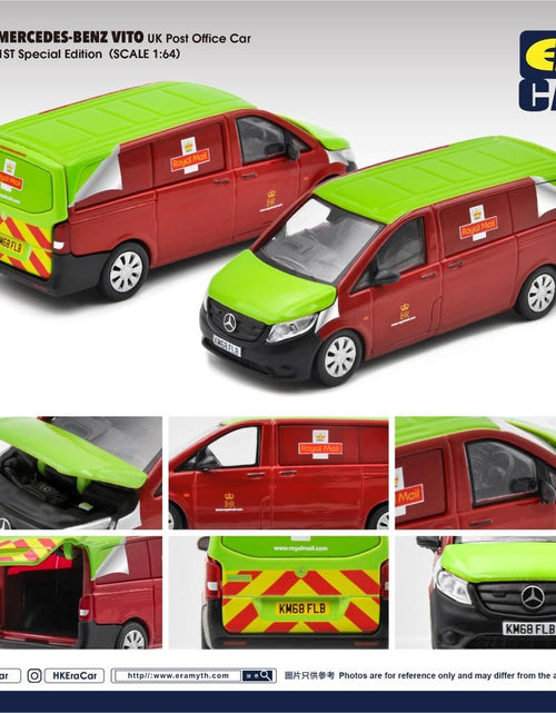 Load image into Gallery viewer, Era Car 1:64 Diecast Car - 58 Mercedes-Benz Vito UK Post Office Car 1ST Special
