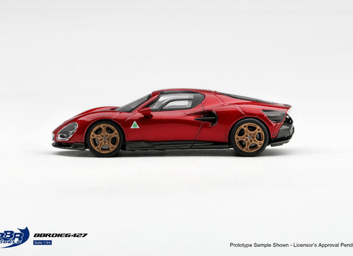 Load image into Gallery viewer, (Pre-order) BBR 1/64 Alfa Romeo 33 Stradale Rosso Villa d'Este Diecast Model Car

