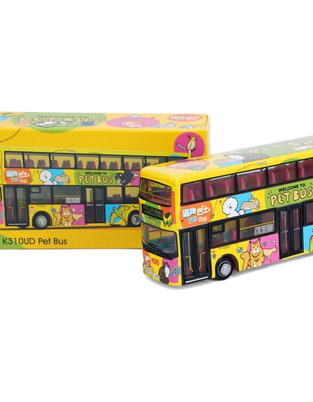 Tiny City Diecast Model 1/110 - KMB Scania K310UD Pet Bus (Yellow) (PBS1)