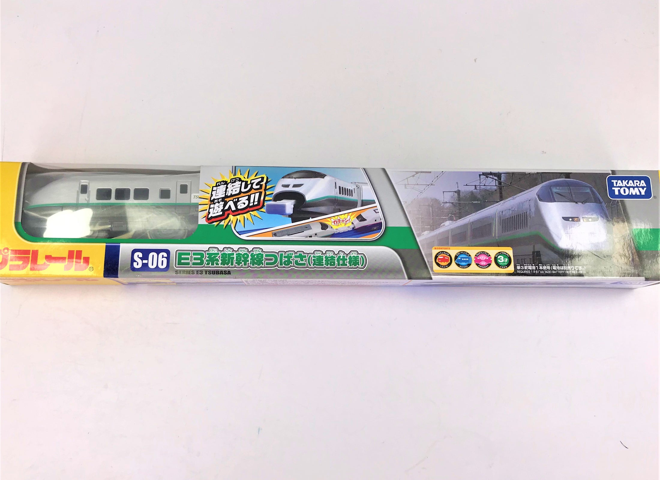 Takara Tomy Plarail Train S-06 Series E3 Shinkansen Tsubasa Motorised Model