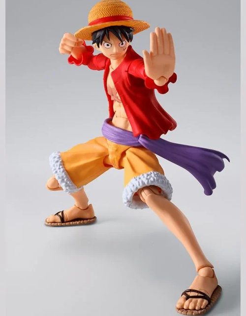Load image into Gallery viewer, Bandai Tamashii S.H.Figuarts Monkey D. Luffy Onigashima Uchiiri Action Figure
