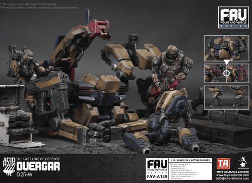 Load image into Gallery viewer, Acid Rain x Toy Alliance FAV-A129 Duergar D2R-w 1/18 Action Figure
