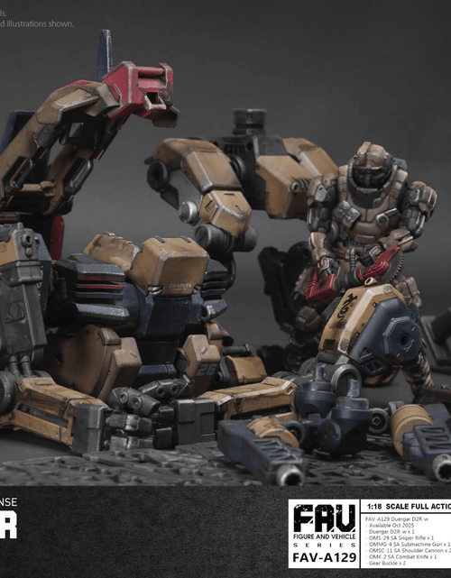 Load image into Gallery viewer, Acid Rain x Toy Alliance FAV-A129 Duergar D2R-w 1/18 Action Figure
