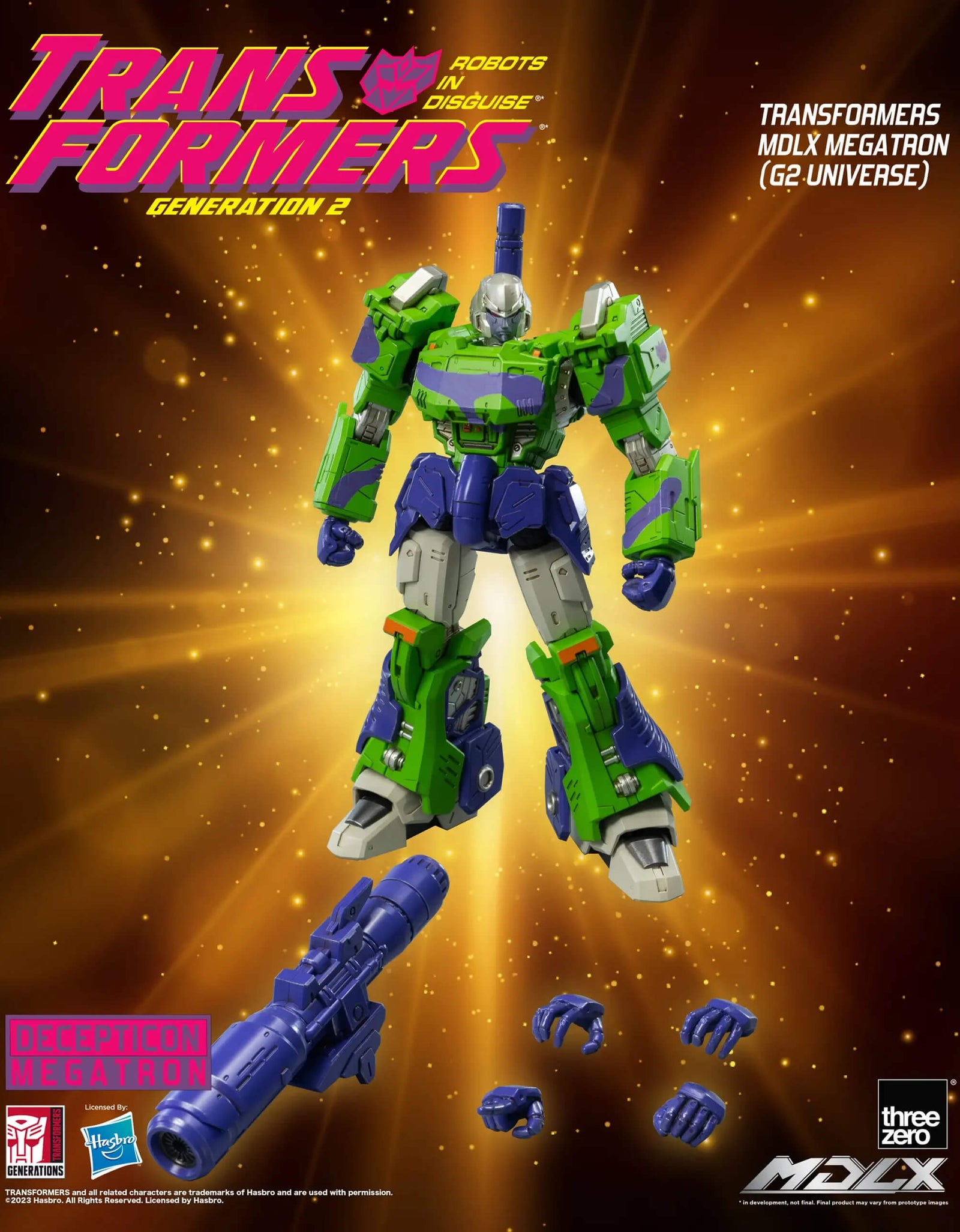 Threezero MDLX Action Figure - Transformers Megatron (G2 Universe)