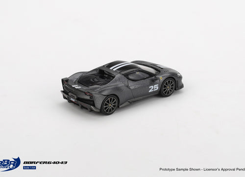 Load image into Gallery viewer, (Pre-order) BBR 1/64 Ferrari 296 Speciale Grigio Silverstone Opaco Model Car
