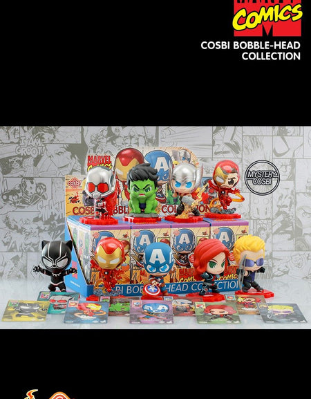 Hot Toys Cosbi Bobble-Head Collection Marvel Studios: Avengers  8 Figures Set