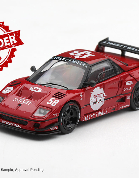 (Pre-order) Mini GT #1362 Mazda AZ-1 Liberty Walk LB40 LB-Hinomaru Red 2026 RHD