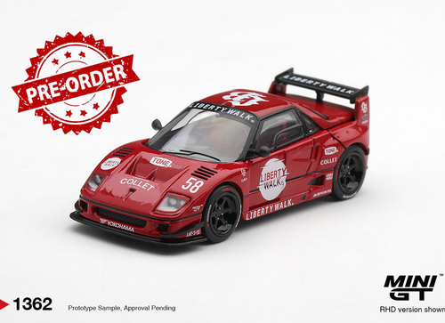 Load image into Gallery viewer, (Pre-order) Mini GT #1362 Mazda AZ-1 Liberty Walk LB40 LB-Hinomaru Red 2026 RHD
