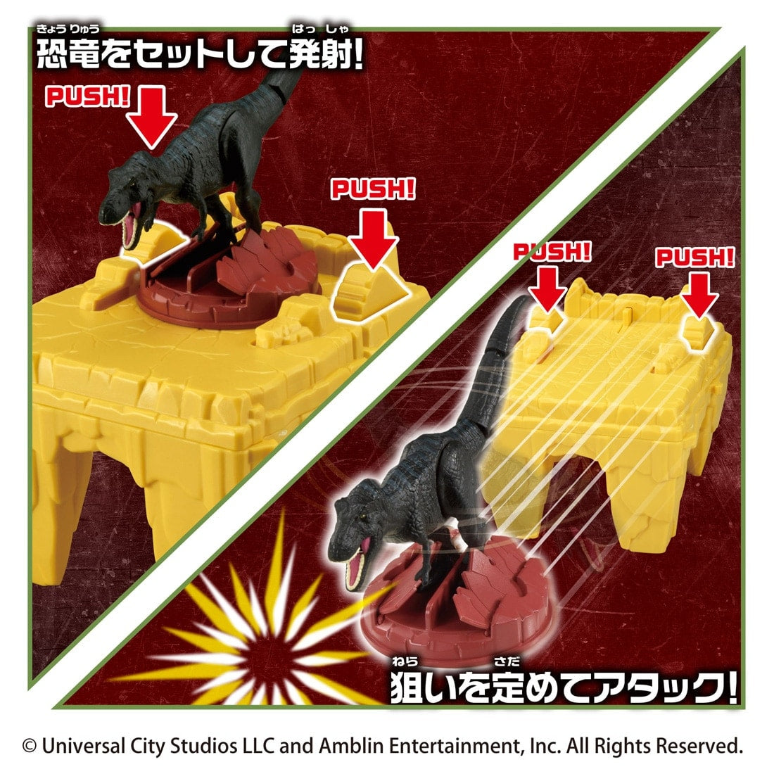 Takara Tomy Ania Jurassic World Dino Attack Battle Stage Set