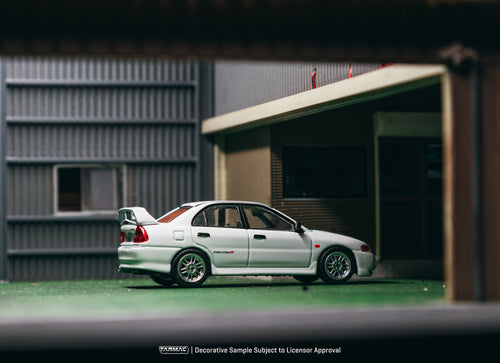 Load image into Gallery viewer, (Pre-order) Tarmac Works 1/64 Mitsubishi Lancer RS Evolution IV White Diecast
