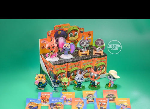 Load image into Gallery viewer, Hot Toys Zootopia Cosbi Collection Bobble-Head Figure Set (Full box set of 8)

