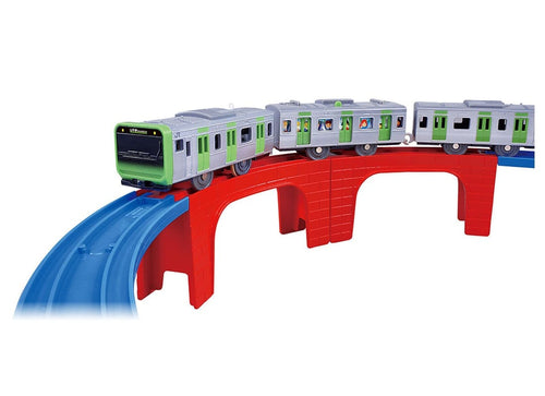 Load image into Gallery viewer, Takara Tomy Plarail R-28 Toy Train Bridge Curved Rail Set
