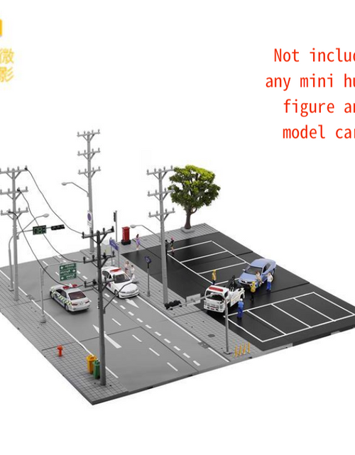 Load image into Gallery viewer, TINY City scale 1:64 Street Diorama Painted Model - S1 Thailand Road Set
