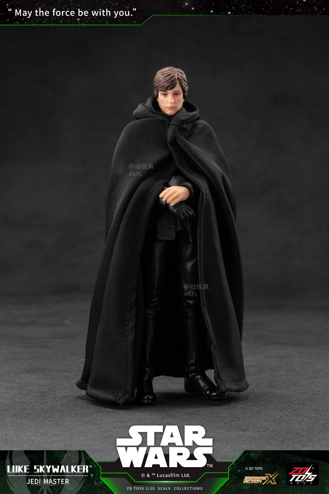 ZD Toys Star Wars Series 1/10 Star Wars Luke Skywalker Action Figures
