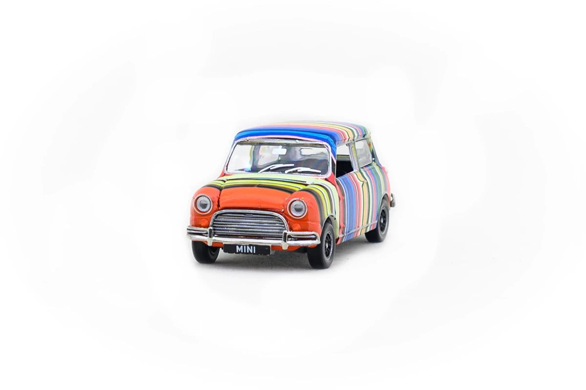 Tiny City Hong Kong 1:50 Diecast Model Car Art Car - Coloured Stripes