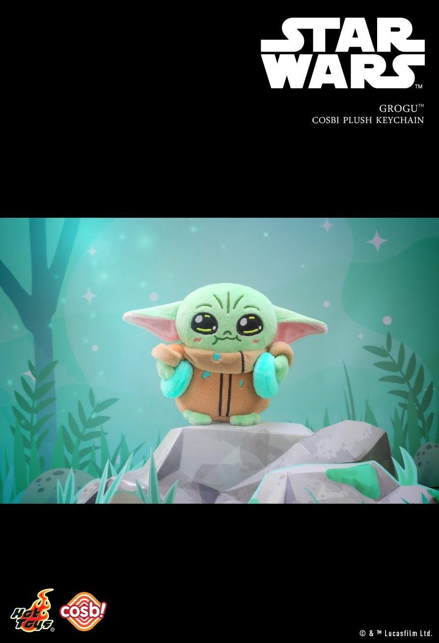 Hot Toys Star Wars Grogu Cosbi Plush Keychain Collection (Full set of 6)