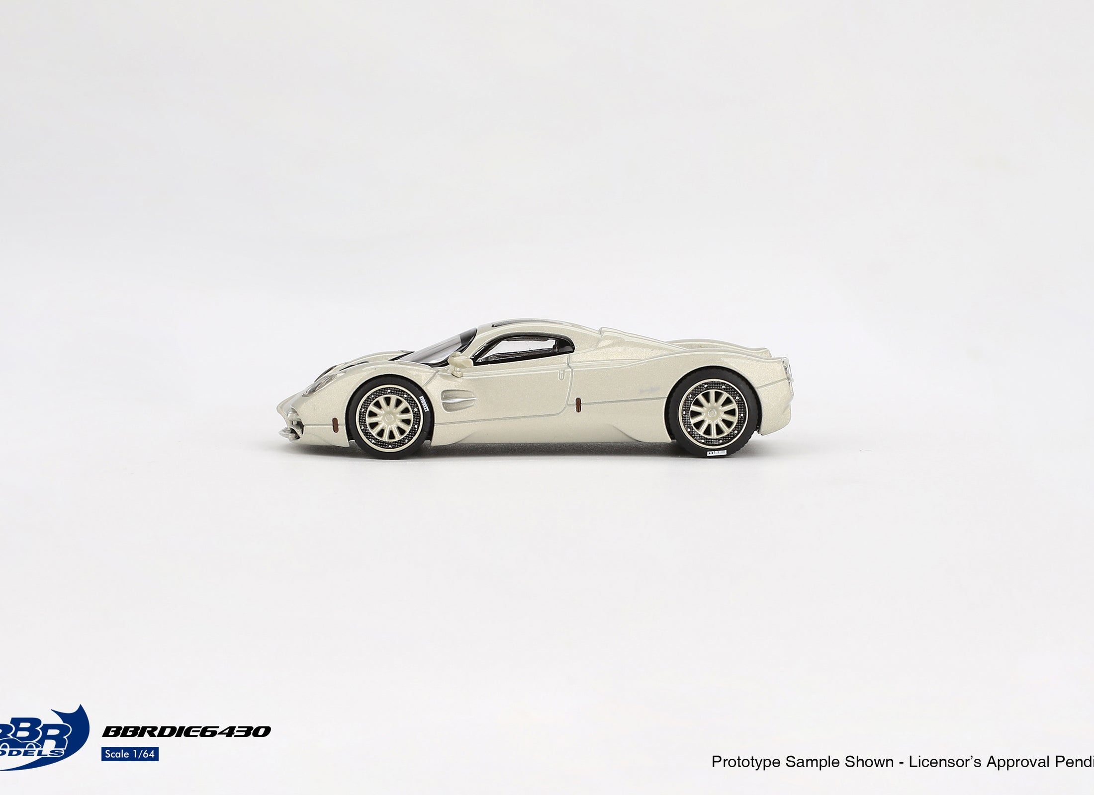 BBR 1:64 Pagani Utopia Presentation Grigio Rinascimento Model Car