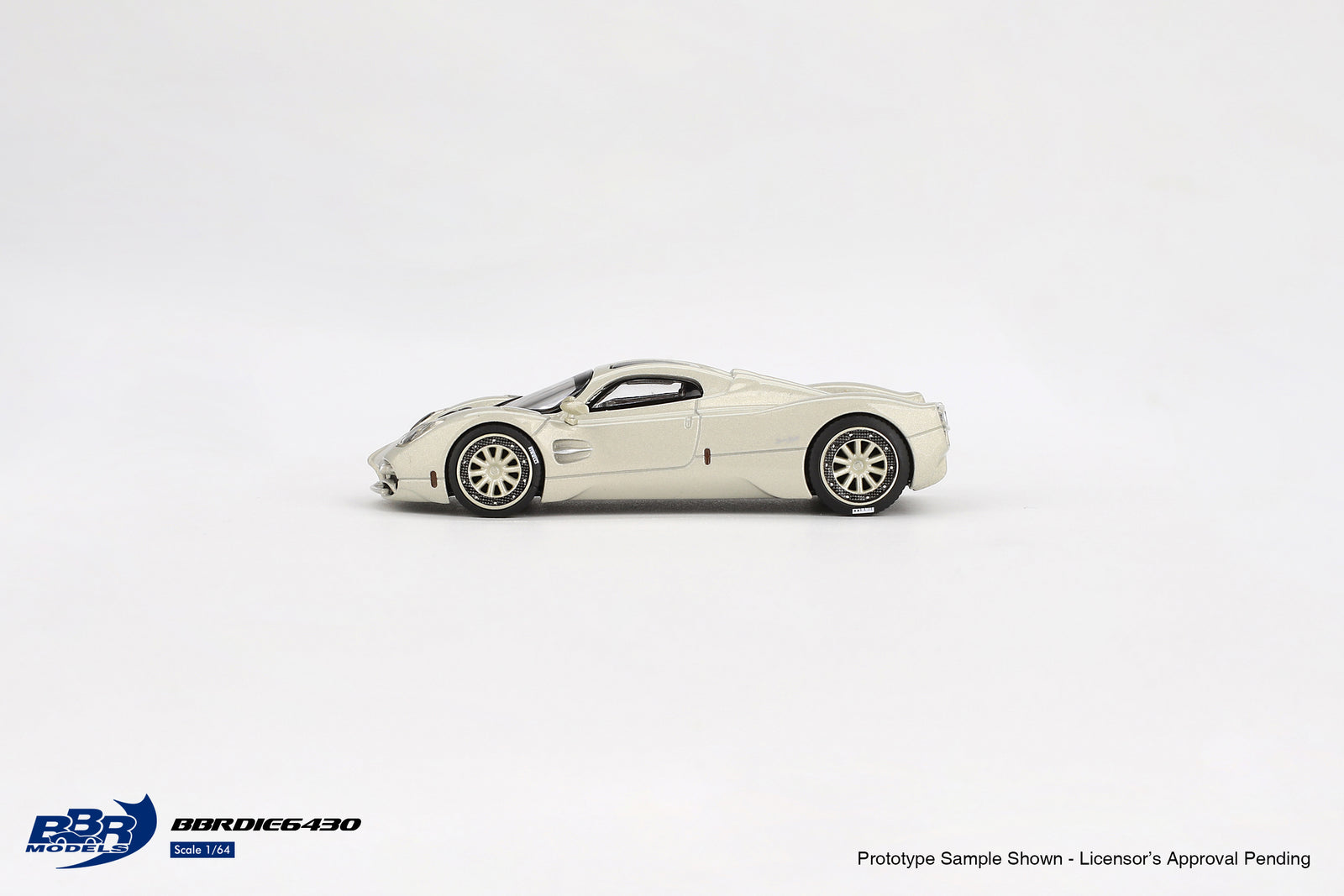 BBR 1:64 Pagani Utopia Presentation Grigio Rinascimento Model Car