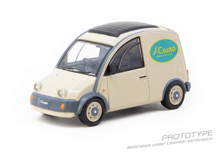 Tarmac Works Nissan S-Cargo Presentation Model Car+Trading Cards SET
