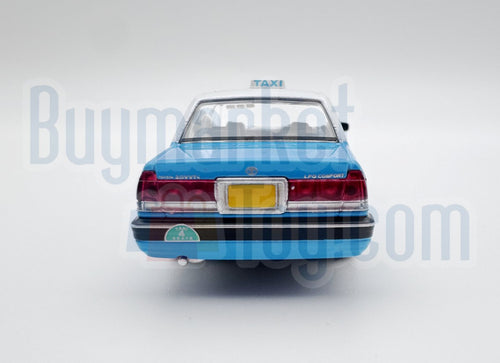 Load image into Gallery viewer, Takara Tomy Tomytec Limited Vintage NEO Toyota Crown Comfort HK Taxi Blue
