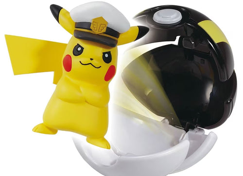 Load image into Gallery viewer, Takara Tomy Pokemon Moncolle Monster Pokedel-Z Captain Pikachu Ultra Ball
